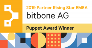 Auszeichnung als Partner Rising Star EMEA von Puppet